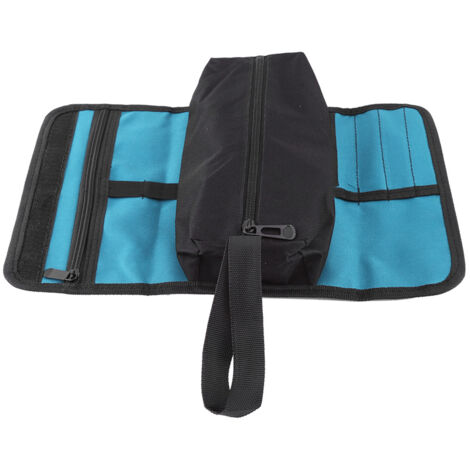 Rouleau de rangement pliable pour outils d'électricien - Organisateur professionnel portable