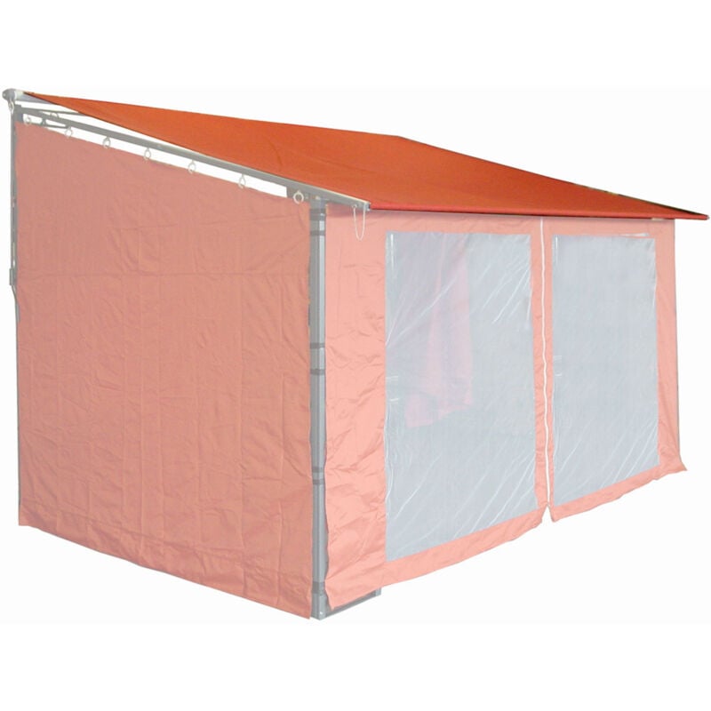 Quick-star - Rouleau de remplacement de la couverture du toit du pavillon 3x4m Couverture de remplacement du toit du pavillon Terra/Rotorange ral 2001