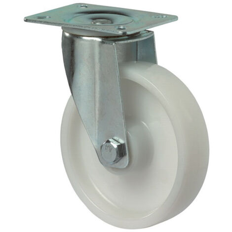 Rouleau de renvoi D. de la roue 125 mm cap. charge 250 kg plastique plaque L105x
