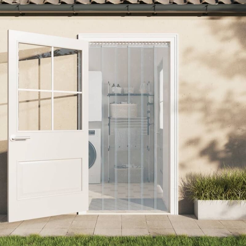 Vidaxl - Rideau de porte transparent 300 mmx2,6 mm 10 m pvc