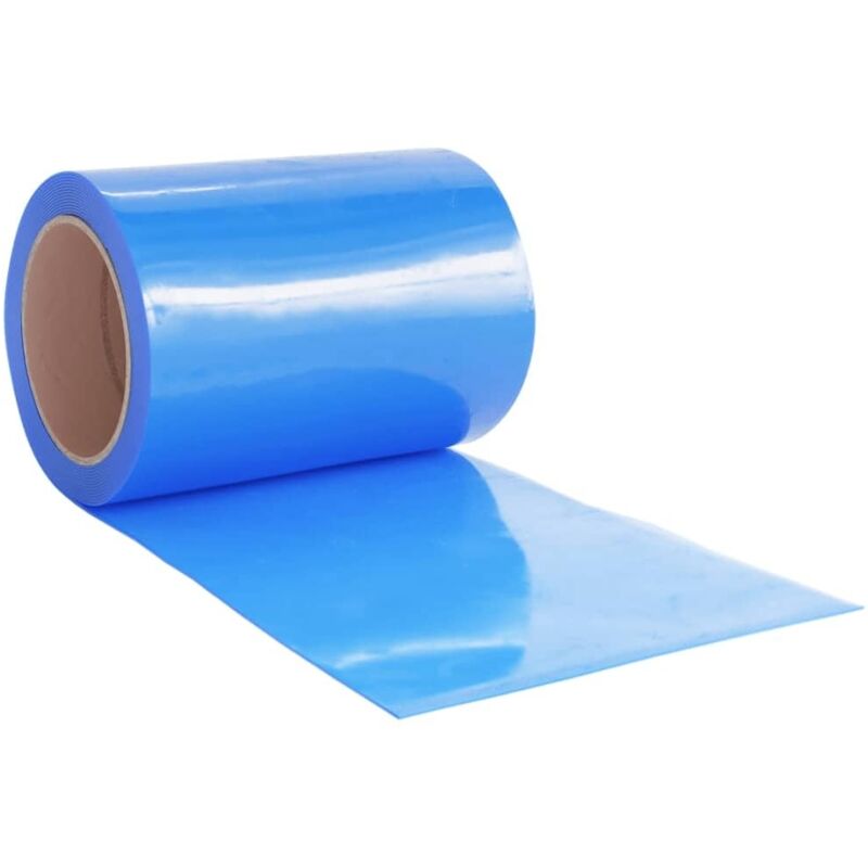 Vidaxl - Rideau de porte bleu 300 mmx2,6 mm 10 m pvc
