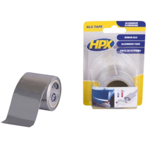 Rouleau de ruban adhésif aluminium 120ºC HPX ZC30 50mm x 5m pour