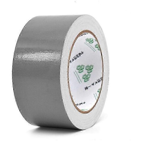 Rouleau de ruban adhésif textile imperméable de 10 m x 45 mm pour réparations et loisirs créatifs. Couleurs : rouge, noir, bleu, marron, vert, argent.