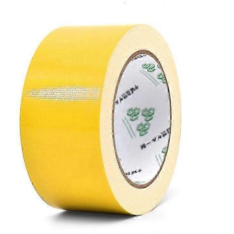 Rouleau de ruban adhésif toilé imperméable de 10 m x 45 mm pour réparations et loisirs créatifs, rouge/noir/bleu/marron/vert/jaune argenté