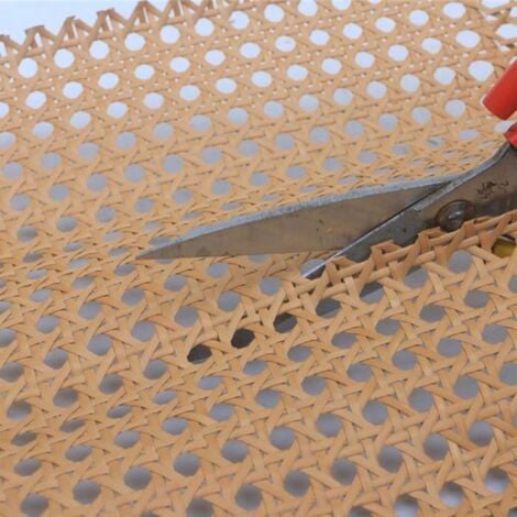 WOTEENORE Rouleau de sangle de canne indonésien, réparation de meubles, chaise, table, armoire, porte, plafond, décoration murale