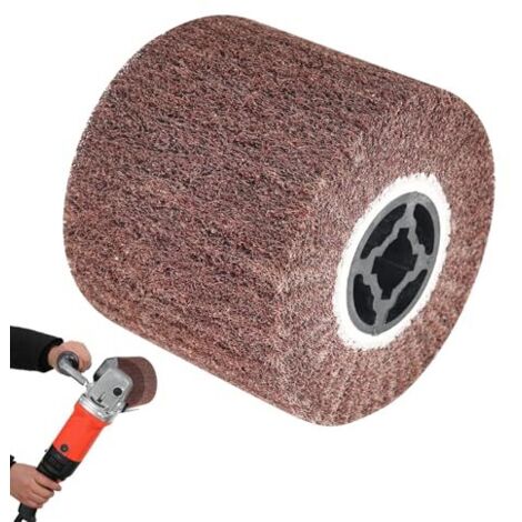 Rouleau de satin à grain 120 - x 100 mm Brosse Manchons abrasifs pour rouleau abrasif Idéal le ponçage et
