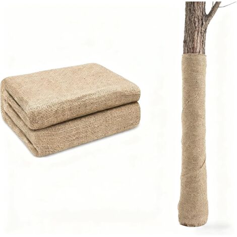 Rouleau de toile de jute naturelle de 101,6 cm x 3 m pour l'entretien des