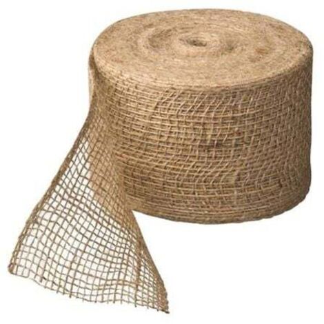 Rouleau de toile de jute tissée