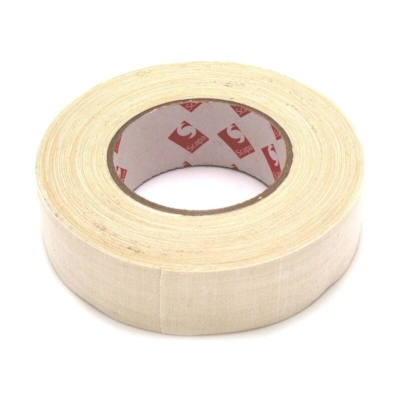 Rouleau de toile fibranne blanc 50 mètres x 50 mm - Finition encadrement, reliure Nielsen