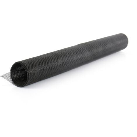 Rouleau de Toile moustiquaire PVC  1.40 x 30 m  Noir