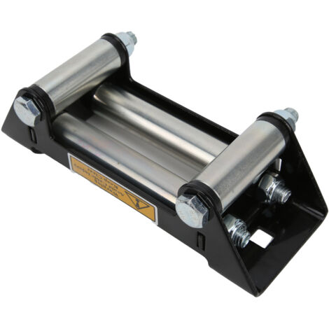 Rouleau de treuil latéral pour véhicule, 152mm/6 pouces, en fer zingué, universel et durable