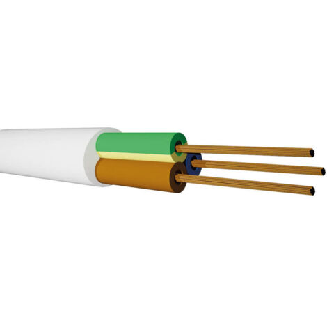 Rouleau de tuyau de 100 m (3x2,5 mm) blanc