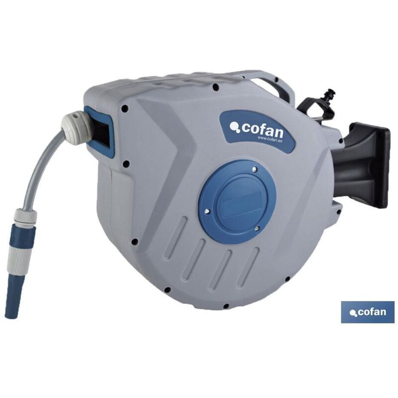 Enrouleur de tuyau d'arrosage 20m Ø15mm