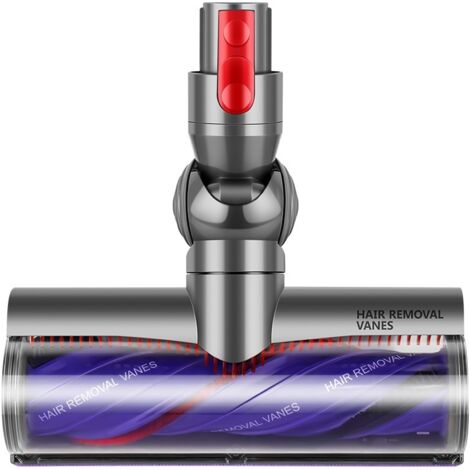 Rouleau en Velours Doux, Tête de Brosse à Entraînement Direct pour Aspirateur Dyson V7 V8 V10 V11, Anti-Enchevêtrement