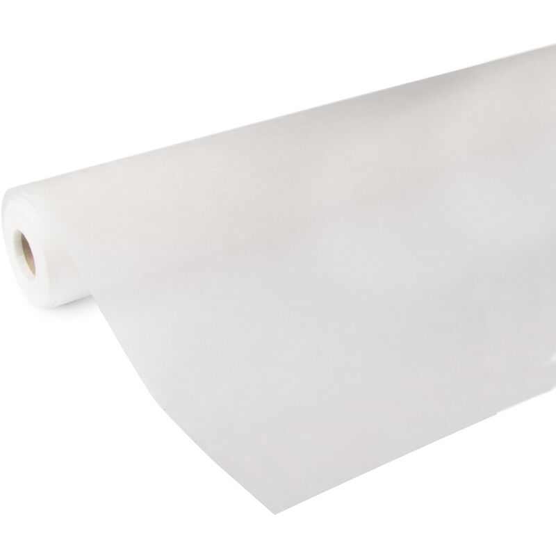 Rouleau fibre de verre blanc à peindre lisse 2500 x 100cm pré-traité 75g/m² - Blanc