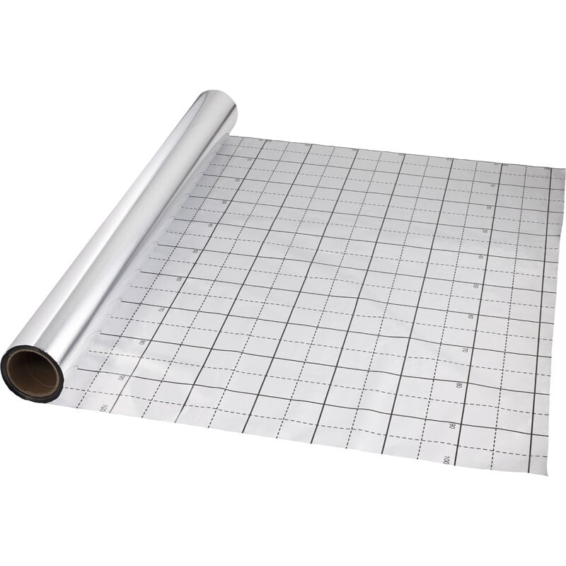 Film réfléchissant aluminium pour plancher chauffa Nt Noyon&thiebault L.50M