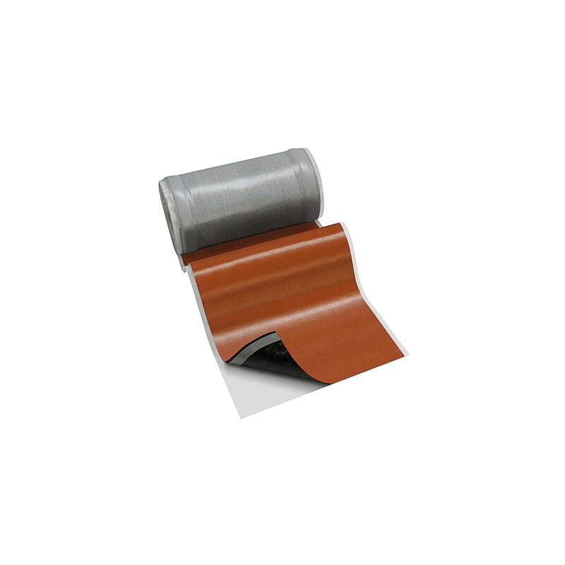 Rouleau d'abergement flexible Wakaflex 28 500x28 cm rouge sienne Monier