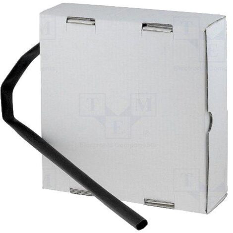 Rouleau Gaine Thermo Retractable 2.1mm-1.2mm noir 15m