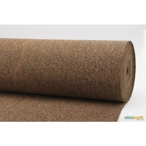 ALSACORK rouleau isolant souple en liège (50%) et caoutchouc (50%), ép. 2mm - 10m x 1m