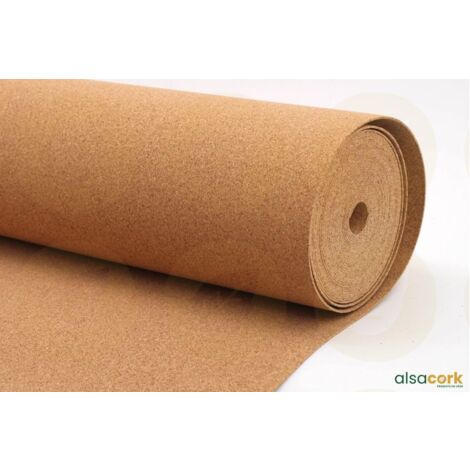 rouleau isolant souple en liège dense, ép. 2mm - 10m x 1m