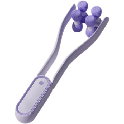 Rouleau massage facial manuel violet, sculptant V raffermit double menton soin beauté relaxant