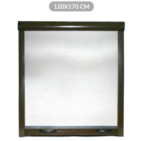 Moustiquaire enroulable universelle 140x170cm pour fenêtres Easy-Up V