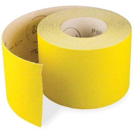 ROULEAU PAPIER 120MM X 25 ML GR 120 CORINDON JAUNE