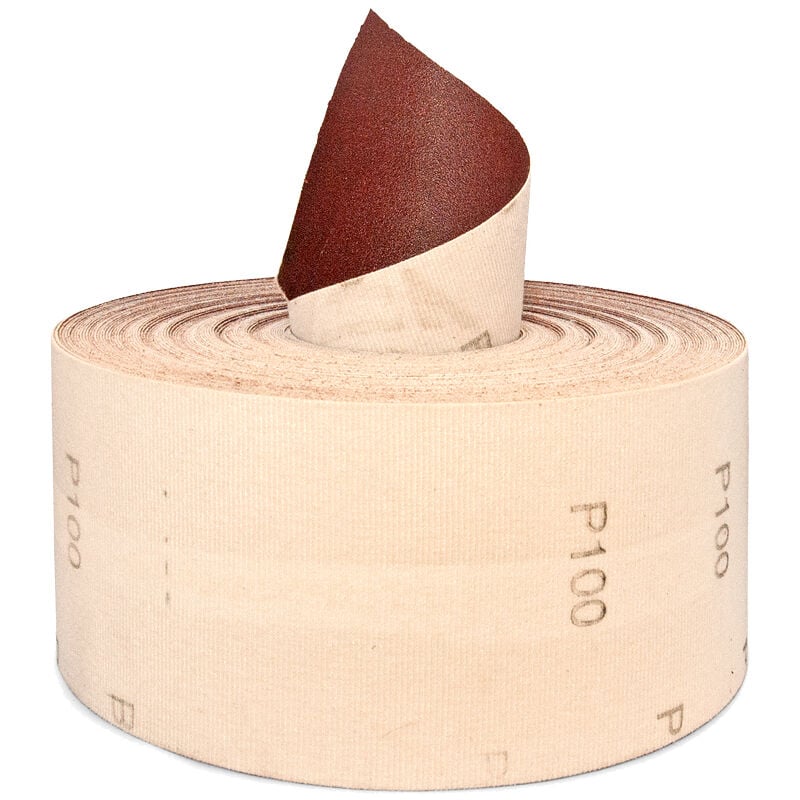 Fervi - Rouleau papier abrasif resine velcro 115 mm x 25 m grain 40