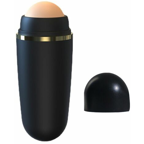 Rouleau pour le visage en pierre volcanique absorbant l'huile, rouleau pour le visage, rouleau d'absorption d'huile volcanique, absorbant l'huile pour le visage, bâton de contrôle de l'huile pour le v