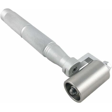 Rouleau Pression Rouleau de Pression Inoxydable 40mm 6.77 pouces Rouleau a Pression Rouleau Pression avec Antidérapant Alliage D'aluminium pour Poignée Décoration de La Maison Papier Peint Outil