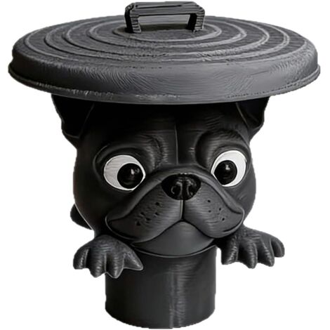rouleau Rangement motif bouledogue Porte papier toilette