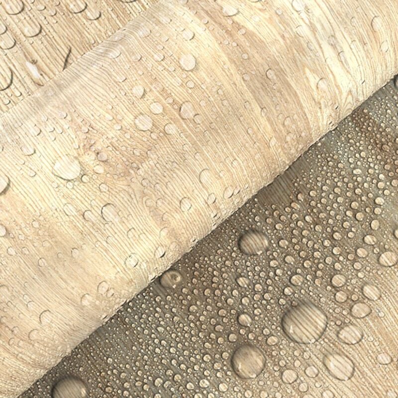 Rouleau revêtement adhésif vinyle au mètre - Sticker lavable Cuisine Meuble Armoire Porte - bois chêne blanc - 60x100cm