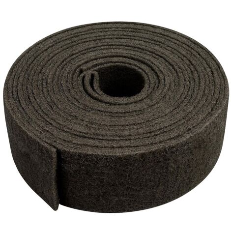 Rouleau Scotch Brite 100x10 m coloris marron grain moyen - 3M