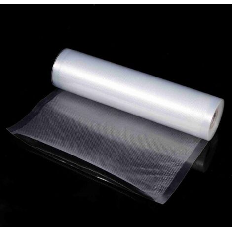 Rouleau sous vide alimentaire, sac sous vide alimentaire, compatible avec diverses machines de mise sous vide, 20 cm x 500 cm,