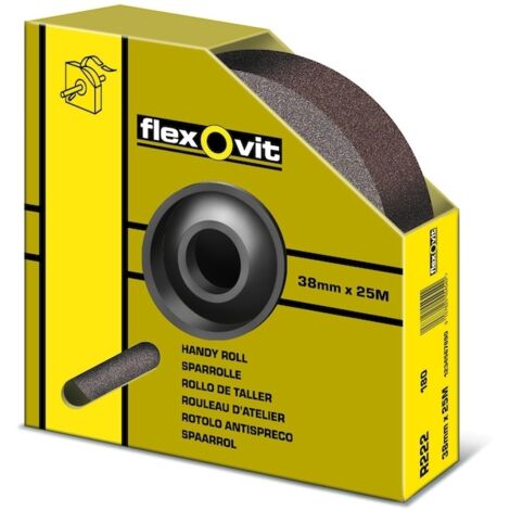 Rouleau toile 38mmx25m grain 150 Marron KF271 - Flexovit