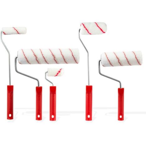 Rouleaux à peinture - 5 rouleaux + 5 supports