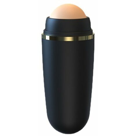 Rouleaux absorbant l&39huile pour le visage, pierre volcanique, dissolvant des imperfections, visage t-zone, baton de roulement, balle visage brillant,Espagne,Black