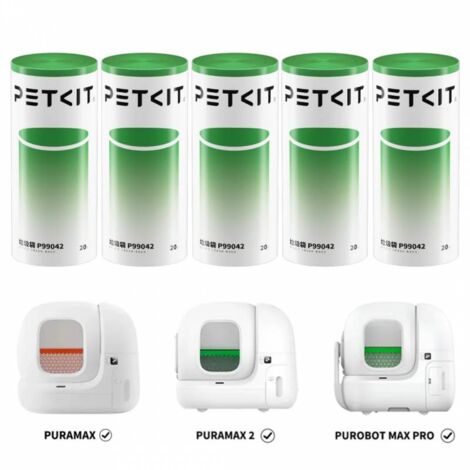Rouleaux de sacs poubelles 8L pour litière automatique 5 rouleaux - Petkit