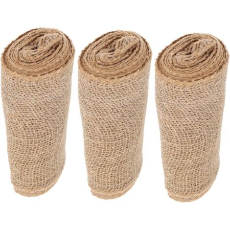 Rouleaux Protections Tronc Arbre Toile de Jute Enveloppe