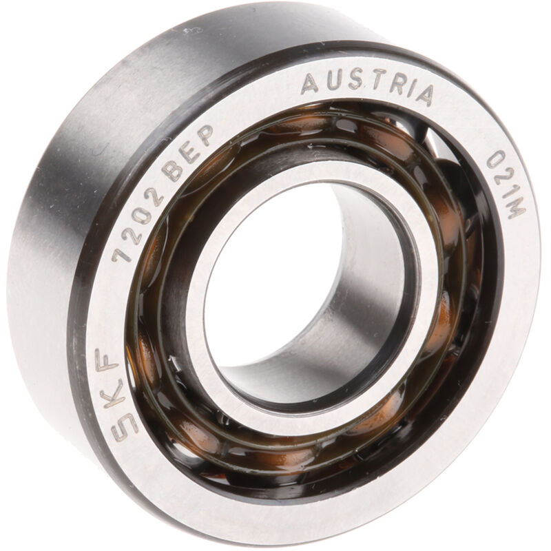 Roulement à billes à contact oblique à une rangée SKF, ø int. 15mm, ø ext. 35mm, larg. 11mm ( Prix pour 1 )