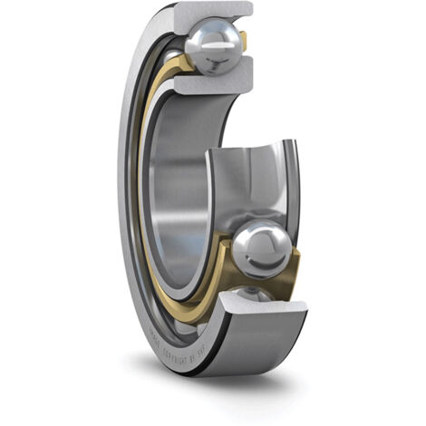Roulement à billes à contact oblique à une rangée SKF, ø int. 35mm, ø ext. 80mm, larg. 21mm ( Prix pour 1 )