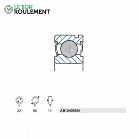 Roulement à billes AB12405S01-SNR