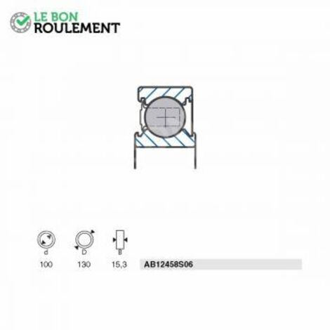Roulement à billes AB12458S06-SNR