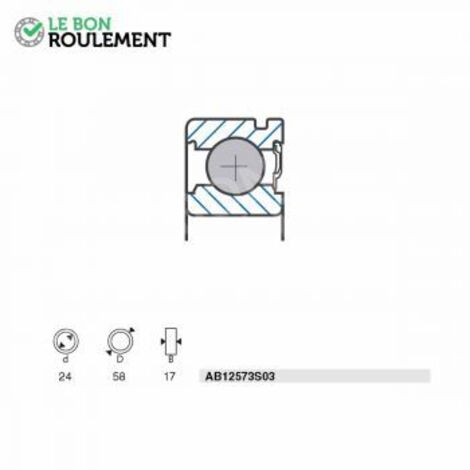 Roulement à billes AB12573S03-SNR