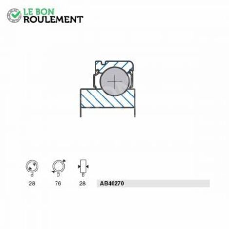 Roulement à billes AB40270-SNR