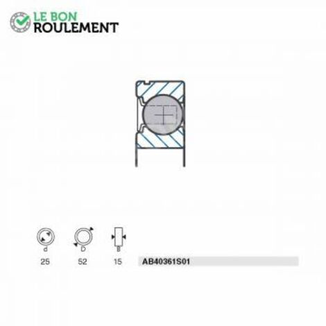 Roulement à billes AB40361S01-SNR