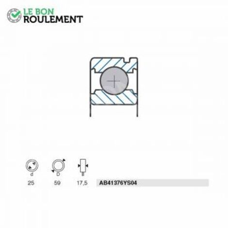 Roulement à billes AB41376YS04-SNR