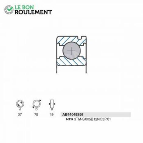 Roulement à billes AB44049S01-SNR