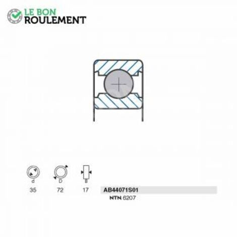 Roulement à billes AB44071S01-SNR