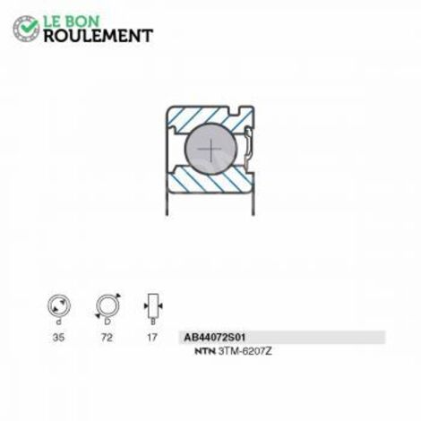 Roulement à billes AB44072S01-SNR